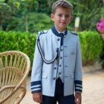 Traje Almirante Cuello Mao Contraste 307V