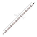 Pulsera Fiesta Acero y Cristal Fabiana