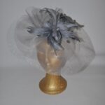 Tocado Madrina Brillo y Plumas 2853