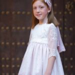 Vestido Niña Plumeti Malva Davinia
