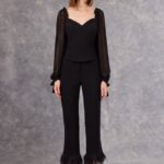 Pantalón Midi Plumas 99543