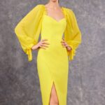 Vestido Corto Juvenil Manga Gasa 99544