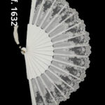 Abanico Novia Liso Puntilla 1632