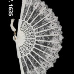 Abanico Novia Encaje Flor 1635
