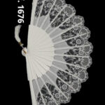 Abanico Novia Liso Puntilla 1676