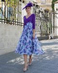 Vestido Midi Invitada Couture 8GA8