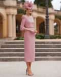 Vestido Fiesta Midi Elegante 8G49