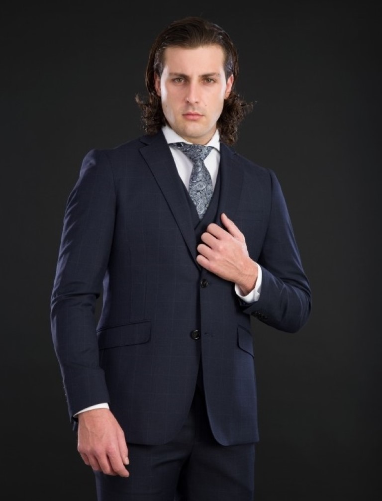 Traje Invitado Con Chaleco Zar 23206 - Imagen 2