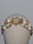 Corona Novia Doble Blanca 3088