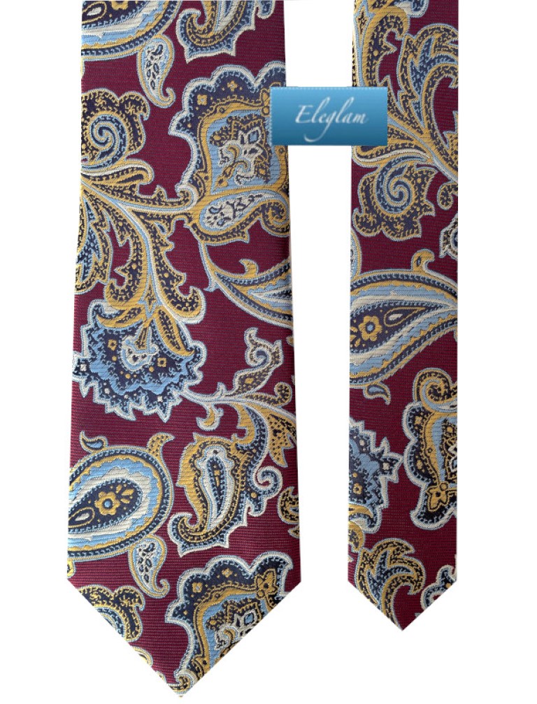 Corbata Granate Cachemire C193