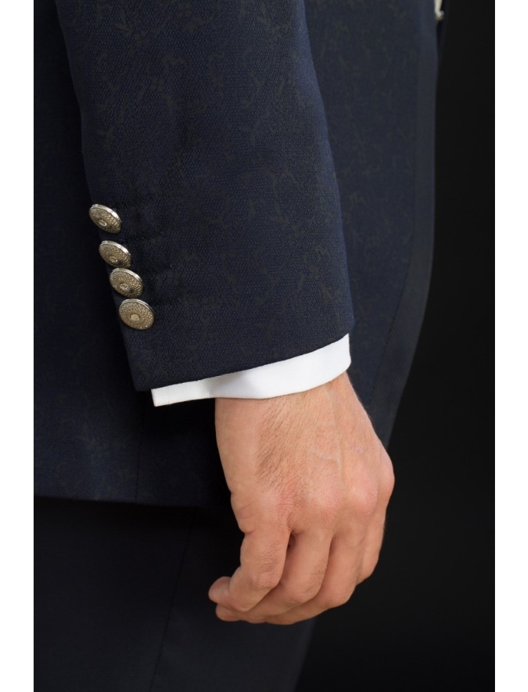 Traje Novio Abierto Brocado Paris 24735 - Imagen 3
