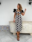 Vestido Midi Aberturas Delanteras C020