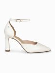 Zapato Tacón Punta Fina Hueso Ainhoa