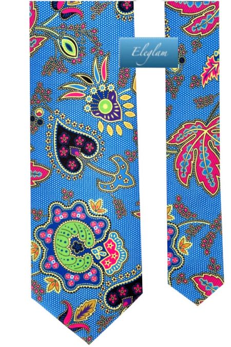Corbata Alegre Dibujo Floral C6