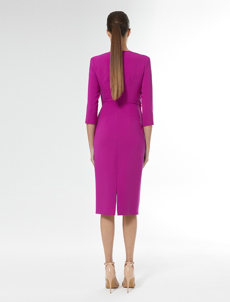 Vestido Midi Cruzado 51005 - Imagen 2