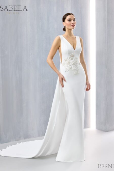 Vestido Novia Recto Bernie
