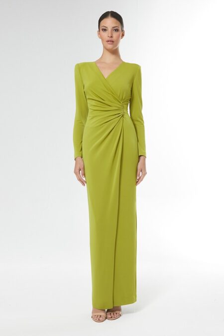 Vestido Largo Drapeado 51042