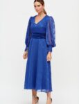 Vestido Midi Tul Dibujo Tural