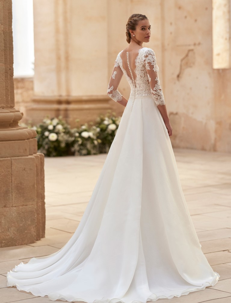 Vestido Novia Hisane Alma Novia - Imagen 2