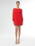 Vestido Corto Combi Gasa 51006