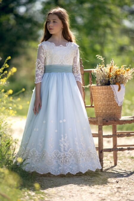 Vestido Comunión Romántico Aura