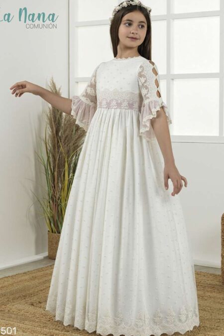 Vestido Comunión Romántico 9501