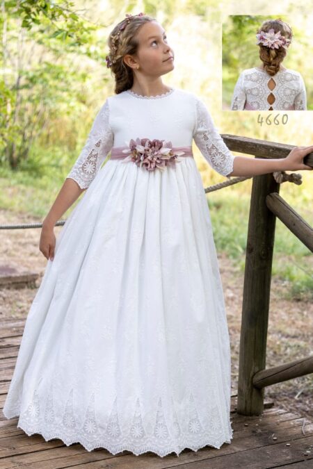Vestido Comunión Romántico 4660