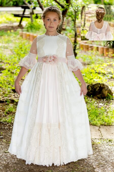 Vestido Comunión Romántico 4658