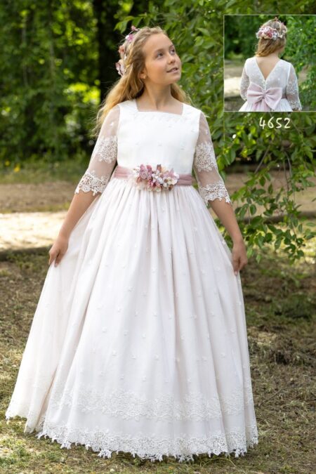 Vestido Comunión Romántico 4652