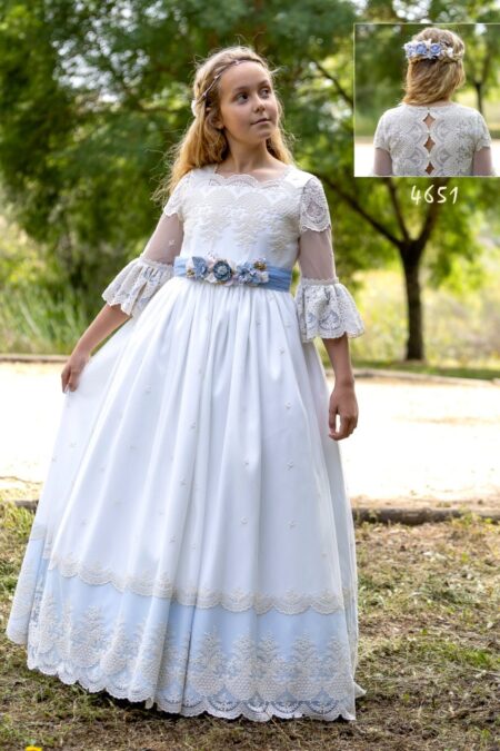 Vestido Comunión Romántico 4651