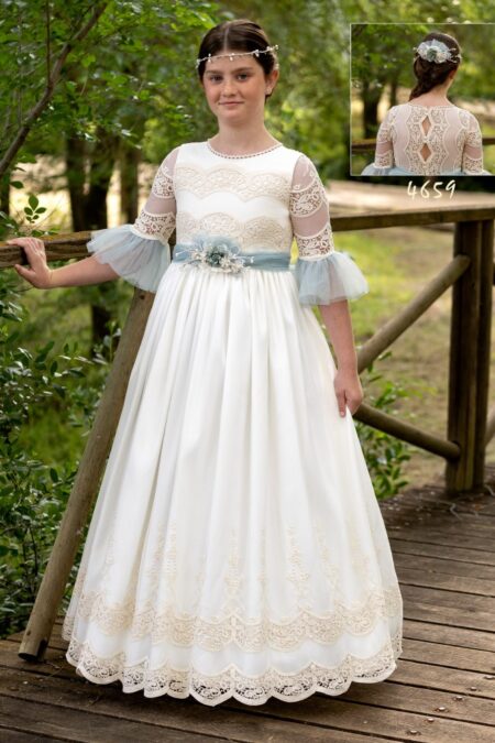 Vestido Comunión Romántico 4659