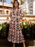 Vestido Midi Estampado C036