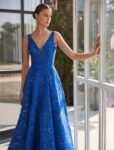 Vestido Largo Bordado 9JH7