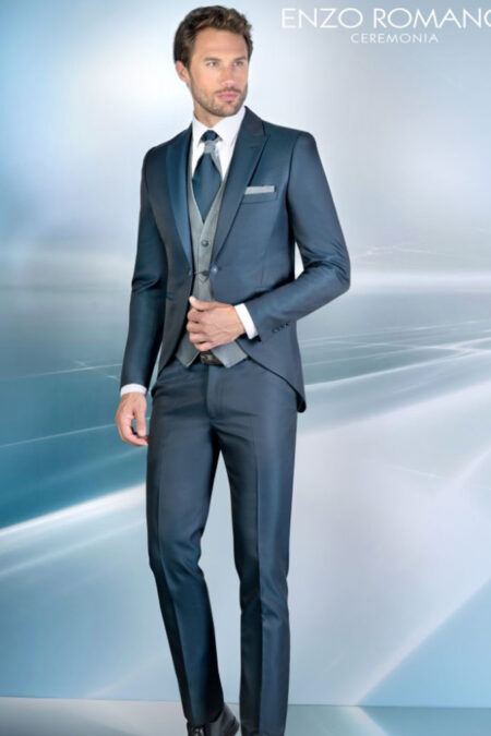 Traje Novio Semi Levita 2506