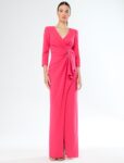Vestido Madrina Cogido Lateral 51504