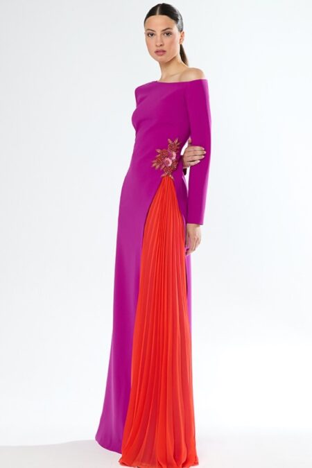 Vestido Madrina Bicolor 51507