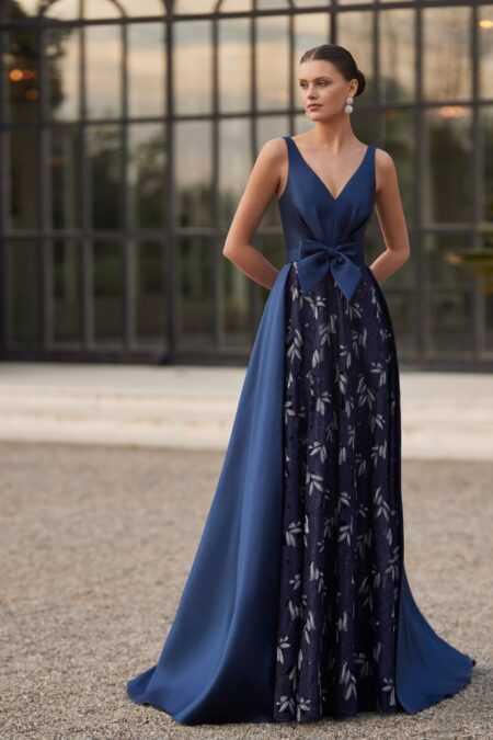 Vestido Largo Sobrefalda 9JD7