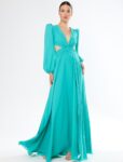 Vestido Largo Juvenil Cut Out 51637