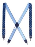 Tirantes Azul Bicolor Motivo Floral 4007604