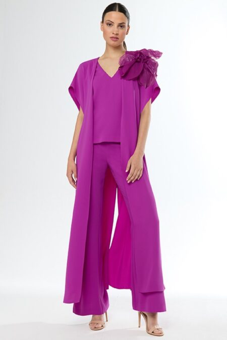 Conjunto Cardigan Flor 51624