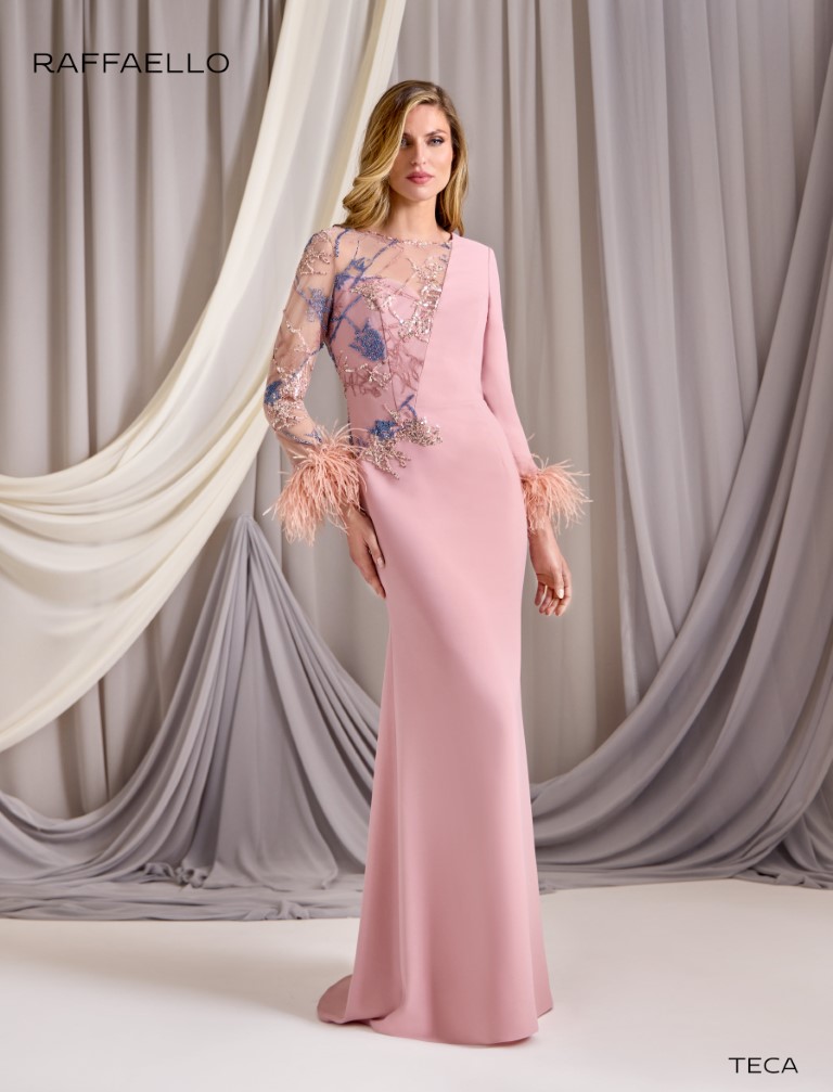 Vestido Madrina Raffaello Teca