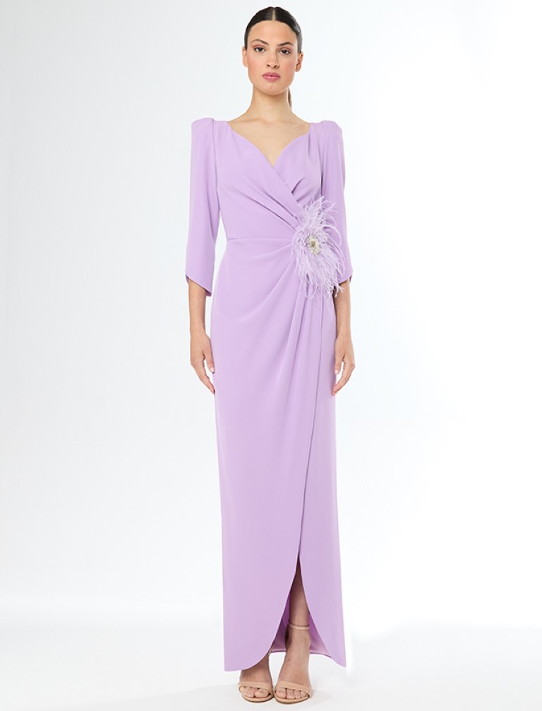 Vestido Madrina Broche 51604