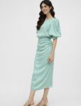 Vestido Midi Estampado Doya