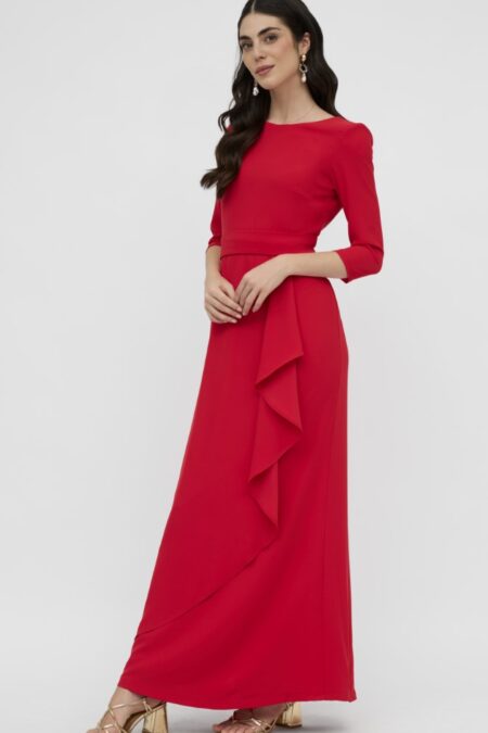 Vestido Madrina Cascada Fabricia