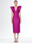 Vestido Midi Mikado 51540