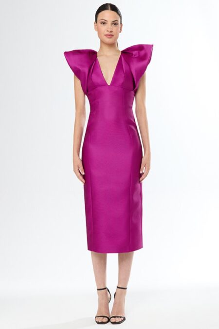 Vestido Midi Mikado 51540