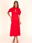 Vestido Midi Sobremanga 8435