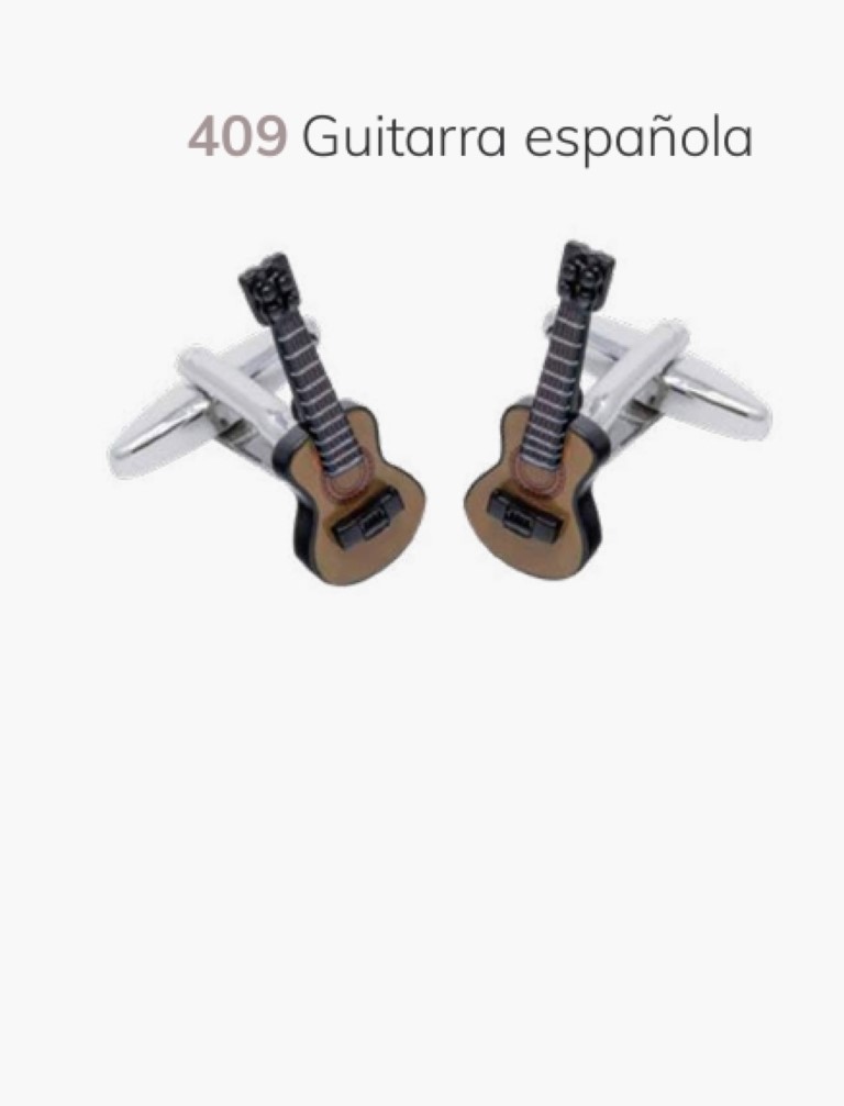 Gemelos Guitarra Española 409
