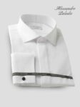 Camisa Vestir Dibujo Estructura Doble Puño 8A7