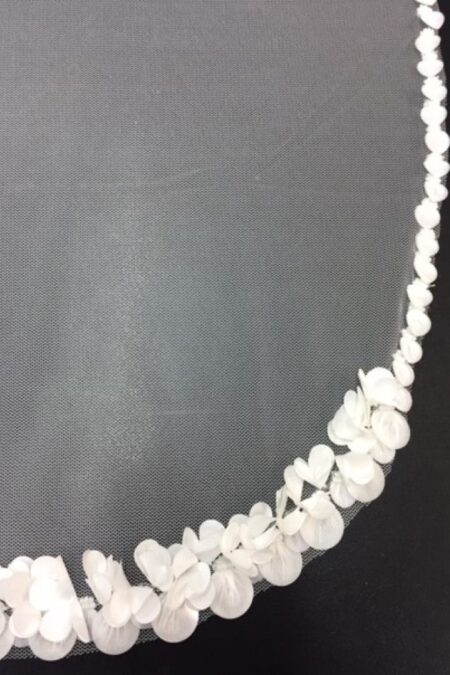 Velo Novia Flor Relieve 686